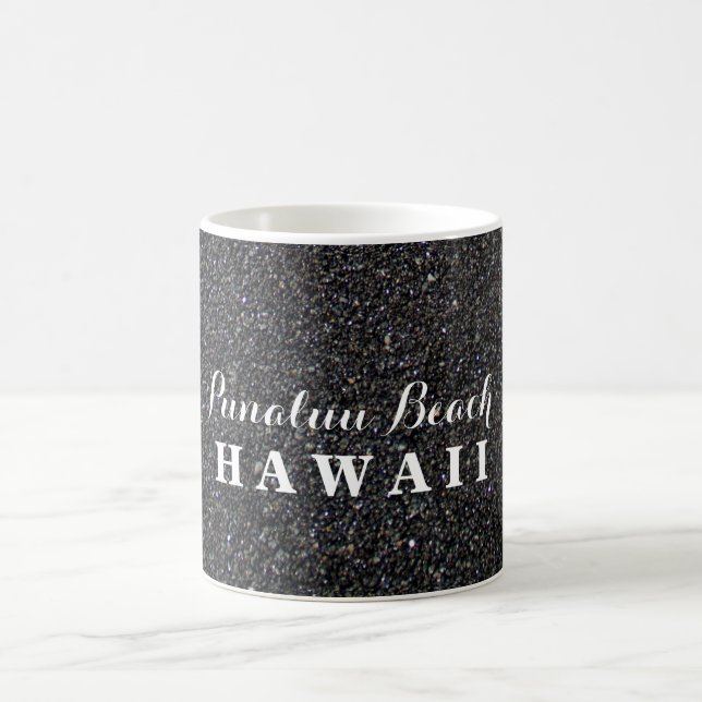 Taza De Café Punalu'u Beach Hawaii - Foto de Black Sand Beach (Centro)