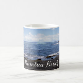Taza De Café Punalu'u Black Sand Beach Hawaii