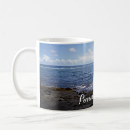 Taza De Café Punalu'u Black Sand Beach Hawaii