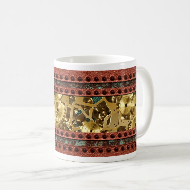 Taza De Café Punk al vapor 4 Mug (Anverso derecho)