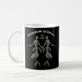 Taza De Café Punk gótico Siren Mermaid Skeleton Sirenum Scopuli