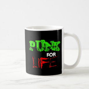 Taza De Café Punk para la vida