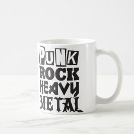 Taza De Café Punk Rock Heavy Metalizado Mug