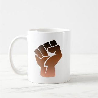Taza De Café Puño de resistencia antirracista