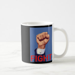 Taza De Café Puño. Lucha contra la lucha
