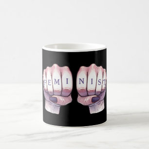 Taza De Café Puños feministas