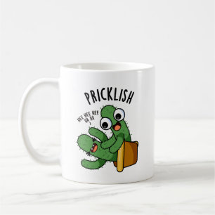 Taza De Café Puns divertidos de cactus espinoso 