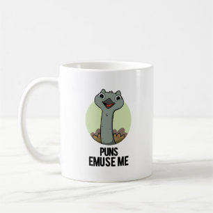 Taza De Café Puns Emuse Me Funny Emu Pun