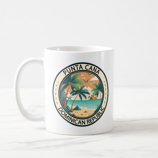 Taza De Café Punta Cana Insignia de Hut (Izquierda)