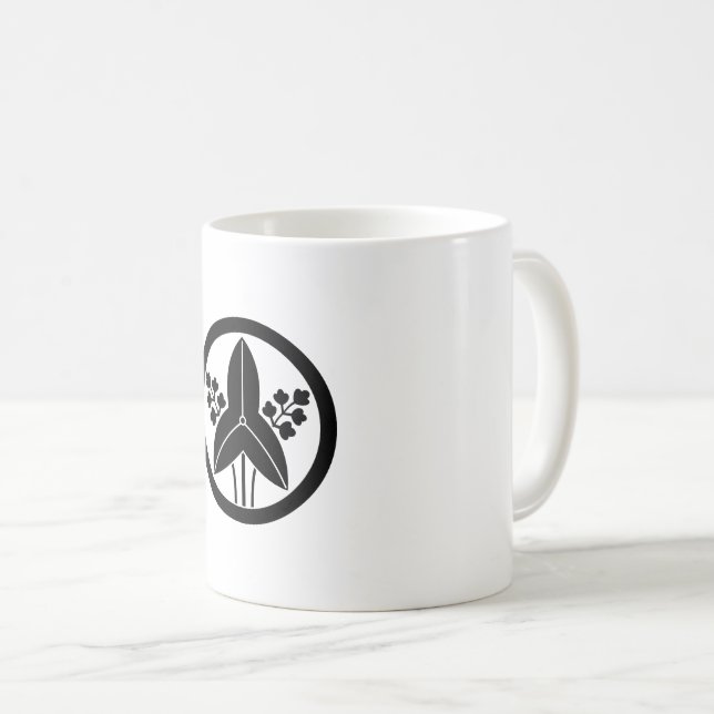 Taza De Café Punta de flecha de pie en círculo (Anverso derecho)