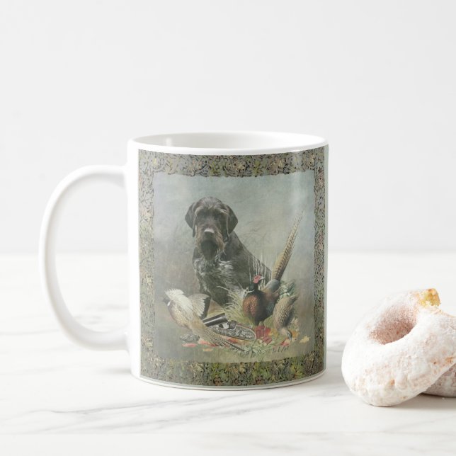 Taza De Café Puntero inalámbrico alemán (Con donut)