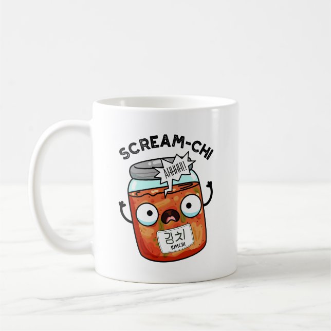 Taza De Café Puntis Kimchi divertidos de Scream-chi (Izquierda)