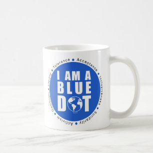 Taza De Café Punto azul global