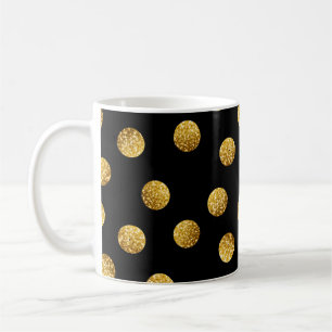 Taza De Café Punto de la Polka del Oro: Sin Maravilla.