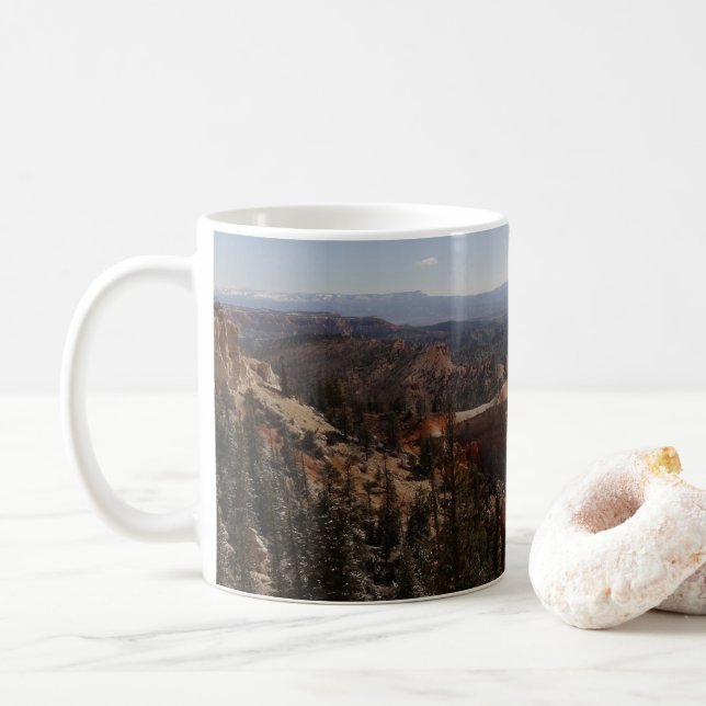 Taza De Café Punto Farview en el Parque Nacional del Cañón Bryc (Con donut)