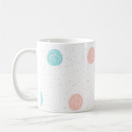 Taza De Café Punto Pastel Polka