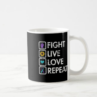 Taza De Café Punto y coma Estaré aquí mañana Prevención de la c