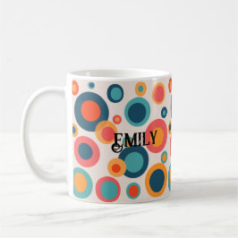 Taza De Café Puntos abstractos coloridos