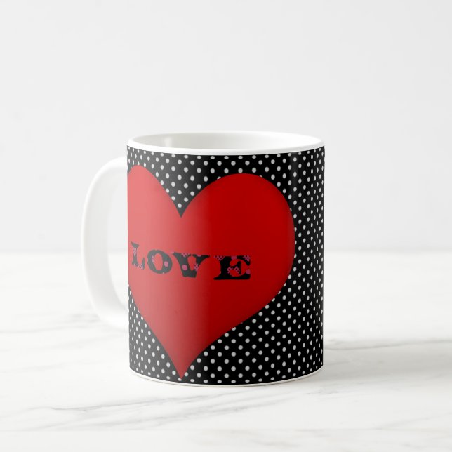 Taza De Café puntos de amor (Anverso izquierdo)