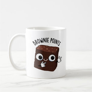 Taza De Café Puntos de Brownie Chiste de Snack Divertido