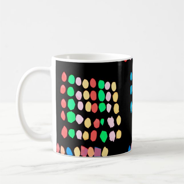 Taza De Café Puntos de color (Izquierda)