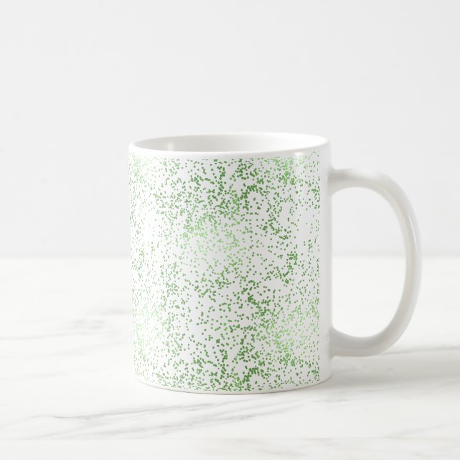 Taza De Café Puntos de Confetti Mint