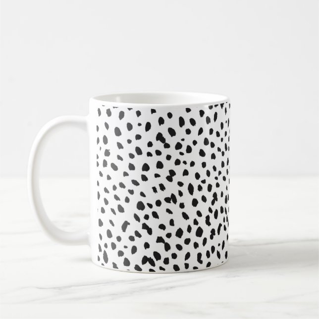 Taza De Café Puntos de Dalmacia (Izquierda)