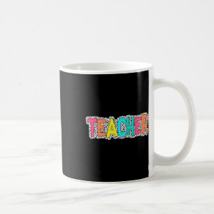 Taza De Café Puntos de dálmata de maestro inspiracional vuelve