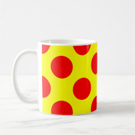 Taza De Café Puntos del Polka Rojo