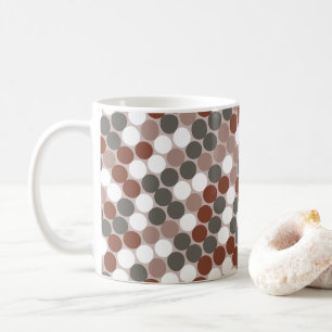 Taza De Café Puntos retro