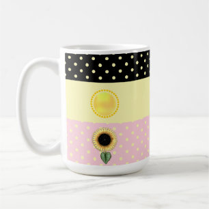 Taza De Café Puntos Sun y Polka