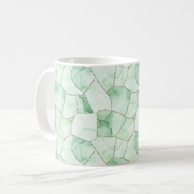 Taza De Café Puntos Verdes (Anverso izquierdo)