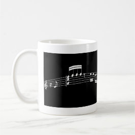 Taza De Café Puntuación musical