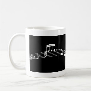 Taza De Café Puntuación musical
