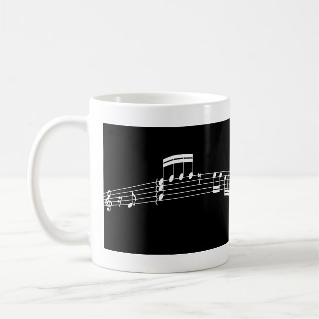 Taza De Café Puntuación musical (Izquierda)