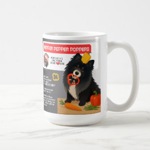 Taza De Café PUPPER PEPPER POPPERS Golosinas para perros Receta
