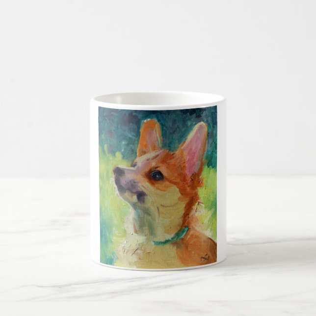 Taza De Café Puppy Corgi Mug (Centro)