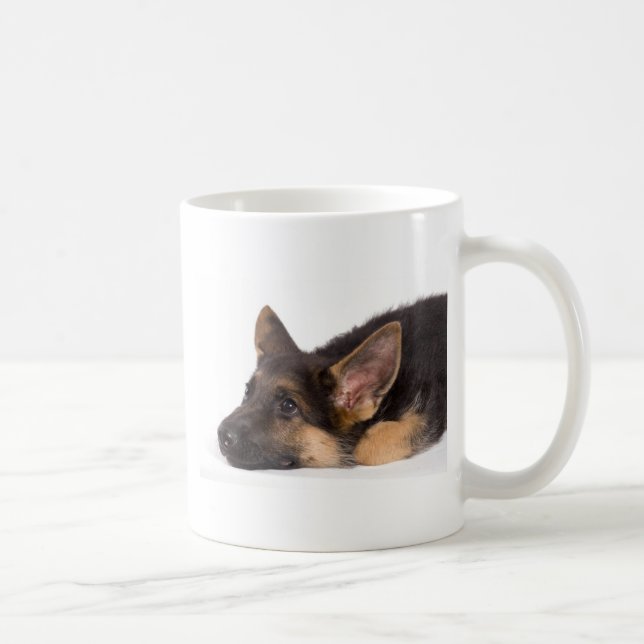 Taza De Café puppy german sheperd (Derecha)