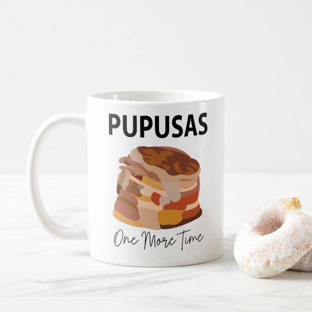 Taza De Café Pupusas El Salvador Salvador Alimentos Pupusas (Con donut)