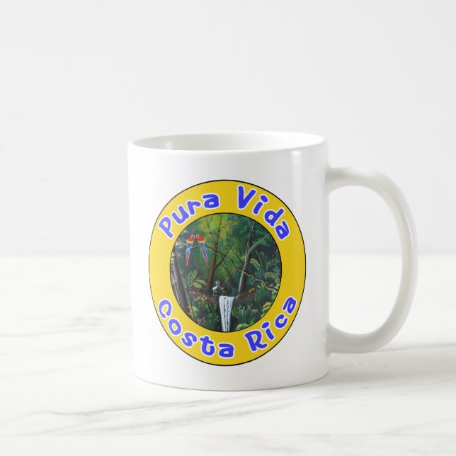 Taza De Café Pura Vida, Costa Rica (Derecha)