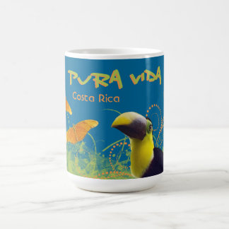 Taza De Café Pura vida Toucan Mug de Costa Rica