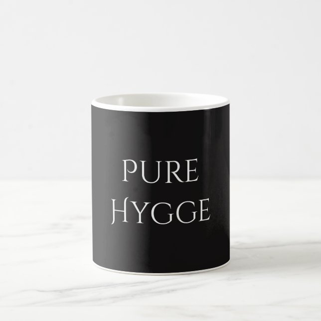 Taza De Café Pure Hygge blanco negro (Centro)