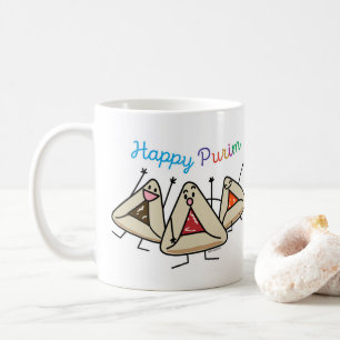 Taza De Café Purim hamantaschen los pasteles Sameach Oznei