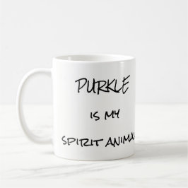 Taza De Café purkle es mi peluche animal