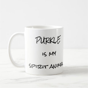 Taza De Café purkle es mi peluche animal