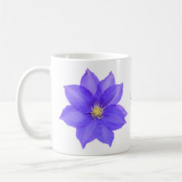 Taza De Café Purple Clematis Coffee Cup Mug