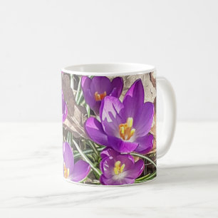 Taza De Café Purple Crocus Mug