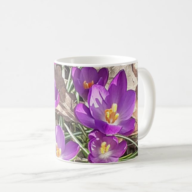 Taza De Café Purple Crocus Mug (Anverso derecho)