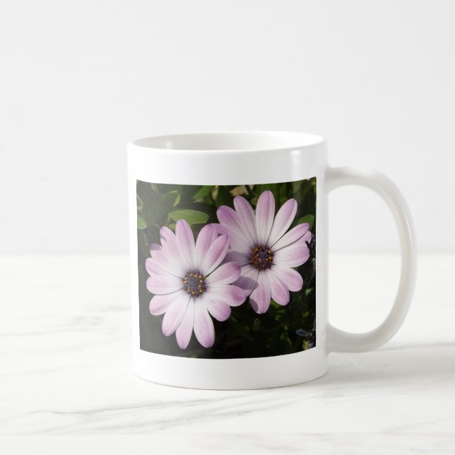 Taza De Café Purple Daisies (Derecha)