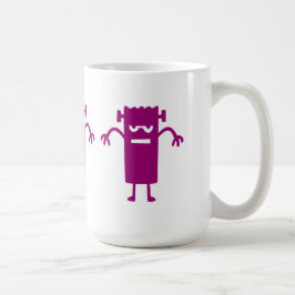 Taza De Café Purple Frankenstein Halloween Clip Art Coffee Mug